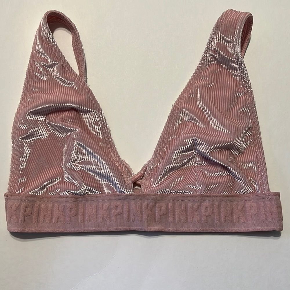 PINK Velvet Bralette